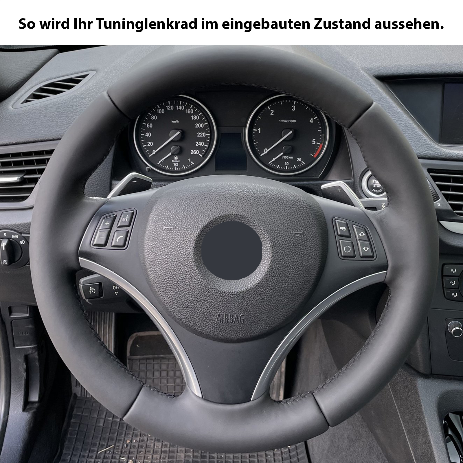 BMW Carbon Lenkradabdeckung E90 E91 E92 E93 E81 E82 E87 E88 in Saarland -  Merzig, Tuning & Styling Anzeigen