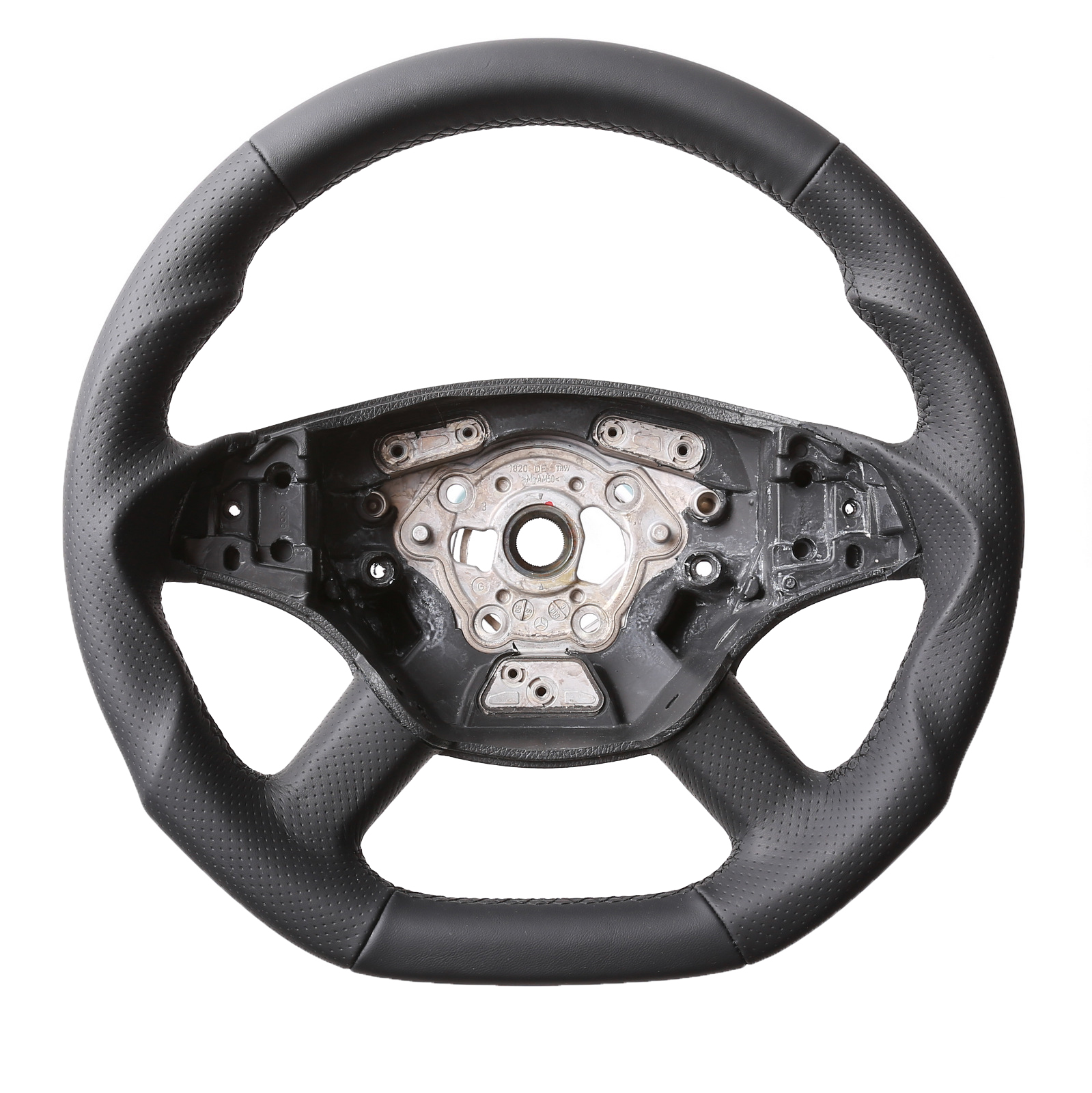 Mercedes Lenkrad W 245 B Klasse Abgeflacht Kombibezug Naht Schwarz Leder Lenkrad De