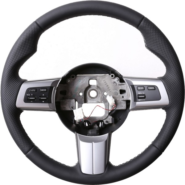 Mazda Lenkrad MX 5 Daumenauflagen Kombibezug Naht silber