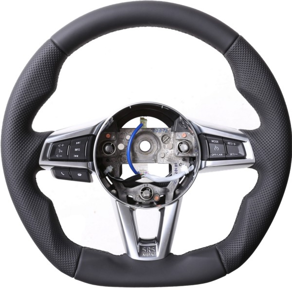 Mazda Lenkrad MX 5 Abgeflacht NEU Kombibezug Naht schwarz